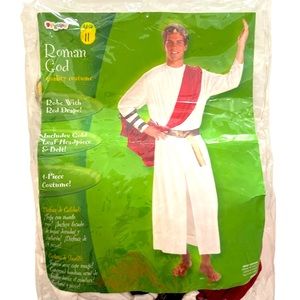 Men’s Roman God 4-piece costume size XL. Get it now in time for Halloween!